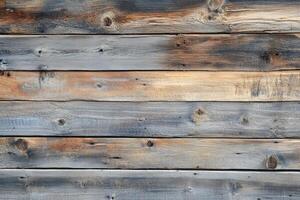 Weathered Wooden Plank Wall Surface photo