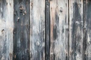 Weathered Wood Paneling with Knots and Grain photo