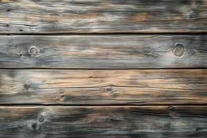 Weathered Wood Plank Texture with Knots photo