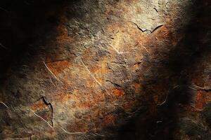 Close-up of a Weathered and Rusted Metal Surface photo