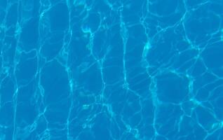 The reflection of the suns rays in the water in the pool with sea water, The glare of the sun, Egypt photo