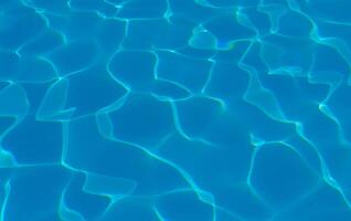 The reflection of the suns rays in the water in the pool with sea water, The glare of the sun, Egypt photo