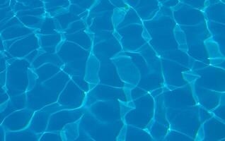 The reflection of the suns rays in the water in the pool with sea water, The glare of the sun, Egypt photo