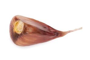 Garlic clove isolated on white background. photo