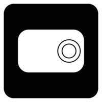 Camera Icon Camera symbol Camera icon flat on white vector