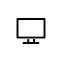 Monitor icon. Display icon vector