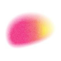 Gradation grainy blob. Soft Gradient element, grain noise texture abstract background. Watercolor gradient blend mesh of neon iridescent gradation. Blur shape abstract grain noise. illustration vector