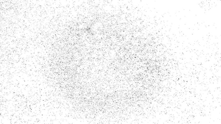 Dirty stipple noise background. Splattered grain grunge texture. Dotted graininess halftone textured overlay. Sand dust grit distressed wallpaper. Black scattered dot backdrop overlay.