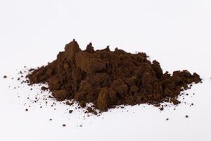pigment on a white background photo