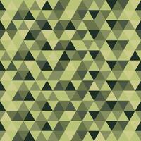 A green and black background with triangles vector