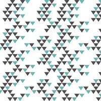 A geometric pattern with triangles in turquoise and black vector