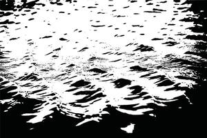 Abstract Black and White Water Splash Background with Ripples, Ink Splatter, and Monochrome Foil Textures - Grunge Design Elements vector