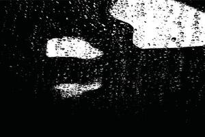 Distressed Halftone and Grainy Texture Overlay - Black and White Abstract Grunge Background with Noise and Scratch Effects vector