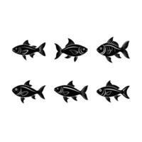 Fish and line art design created with for unique printable projects. vector