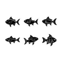 Fish and line art design created with for unique printable projects. vector