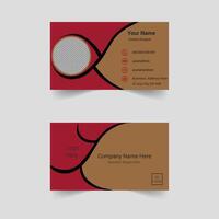 Modern Business Card Layout design vector