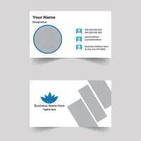 Minimal Business Card Design vector