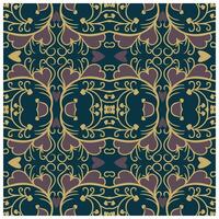 A seamless pattern with ornate design vector