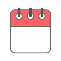of icons. Daily, monthly, yearly calendar icon vector