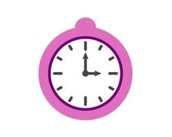 Summer clock icon design with lychee. Fruit icons of time. vector