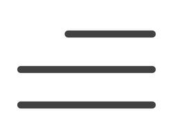 Hamburger menu icon, buttons for website, UI navigation, mobile app, presentation. design elements and user Interface icons. vector