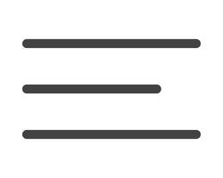 Hamburger menu icon, buttons for website, UI navigation, mobile app, presentation. design elements and user Interface icons. vector