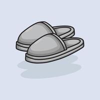 illustration Bed Slipper. design Slipper. Bed Slipper design illustration and icon for website, digital and print vector