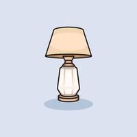 illustration Table Lamp. design Bed Lamp. Table Bed Lamp design illustration and icon for website, digital and print vector