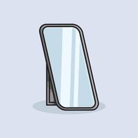 Mirror Beauty make up design illustration and icon for website, digital and print vector