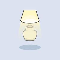 illustration Table Lamp. design Bed Lamp. Table Bed Lamp design illustration and icon for website, digital and print vector