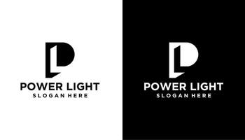 initial letter LP logo. abstract PL icon monogram logo template element vector