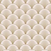 curve outline seamless pattern with chinese style vector