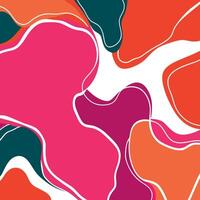 A colorful abstract background with waves and shapes vector