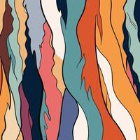 Colorful abstract background with waves and lines vector