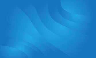 Blue wavy shapes abstract background vector