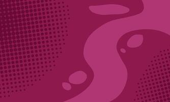 Purple dynamic wavy liquid shapes abstract background vector