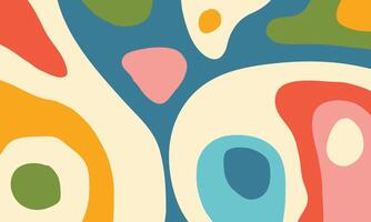 Seamless pattern with colorful summer abstract background vector