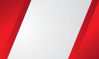 Red abstract banner background vector