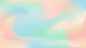 Gradient Background Pastel Colors soft apricot blending with green and pale blue gradient vector