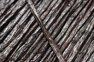 Vanilla beans texture. photo