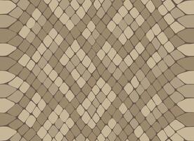 Snake skin, reptile camouflage pattern for fabric design. Animal print, seamless python texture. Abstract leather background vector