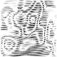 Moire black background. Moire texture wavy lines optical illusion abstract background. Digital screen effect. Distorted lines wallpaper. vector