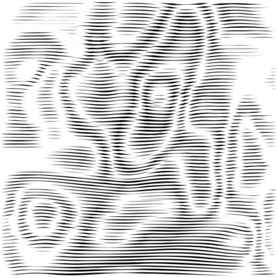 Moire black background. Moire texture wavy lines optical illusion abstract background. Digital screen effect. Distorted lines wallpaper.