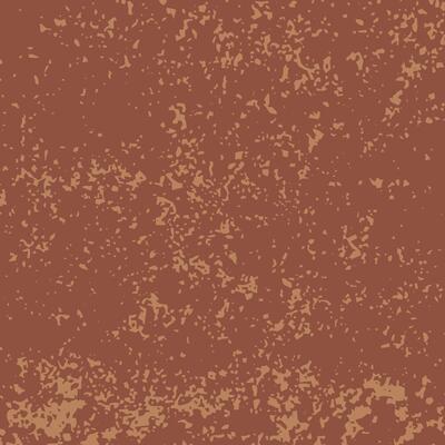 Red brown aged grainy messy metal template. Distress urban texture. Rough dirty scratched wall background. Old iron sheet with rust and bolts.