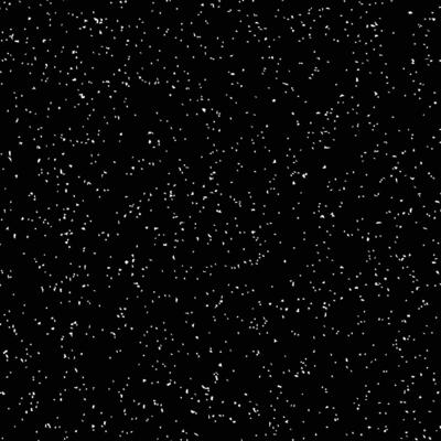 Outer space, starry dark sky, seamless pattern, black and white texture. Chaotic point spraying