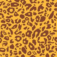 Jaguar or leopard skin pattern, seamless texture. Cheetah animal print for textile design vector