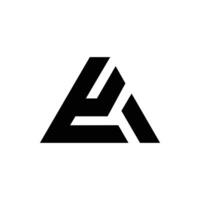 Letter Ae or Ea new unique shape typography branding logo vector