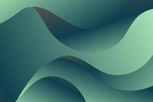 Dynamic green gradient background with fluid, organic shapes. Ideal for website headers, presentations, or social media graphics vector