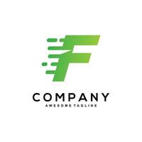Gradient F logo symbolizing dynamic growth vector