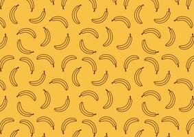 Banana pattern wallpaper. Banana . free space for text. copy space. vector
